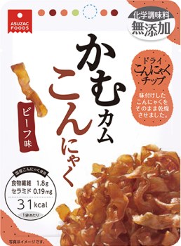 かむカムこんにゃく ビーフ味